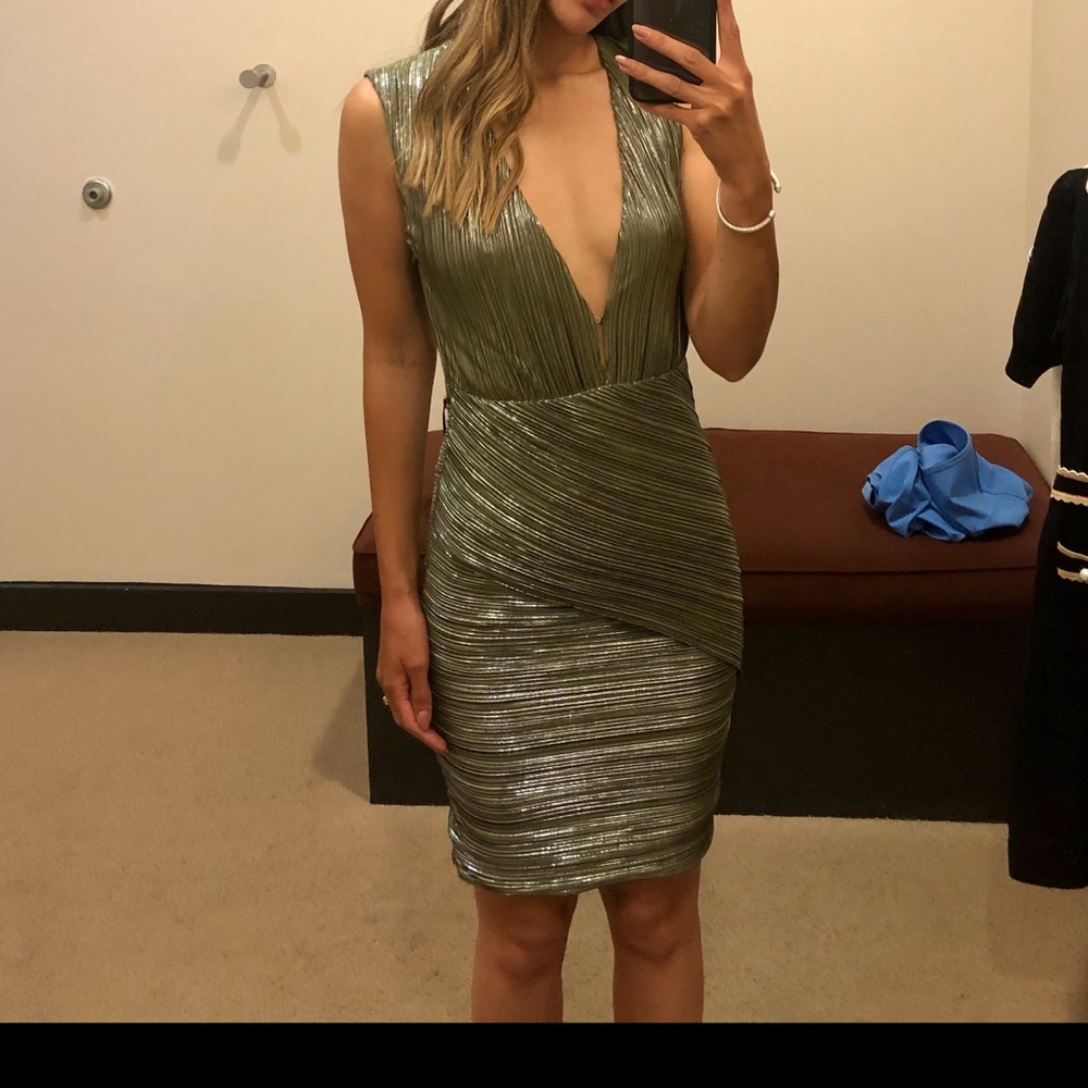 MAJE Elegant Metallic Dress